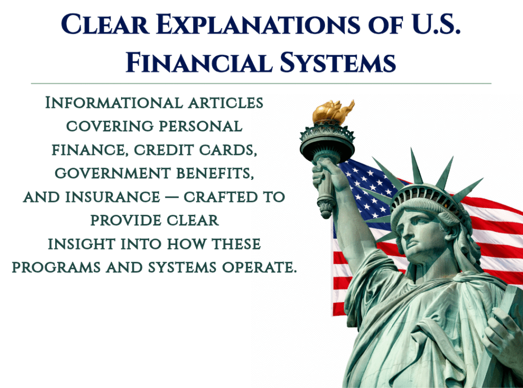 Info about our USA FINANCIAL GUIDE site